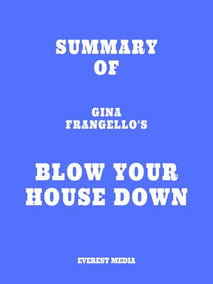 cover image of Summary of Gina Frangello's Blow Your House Down